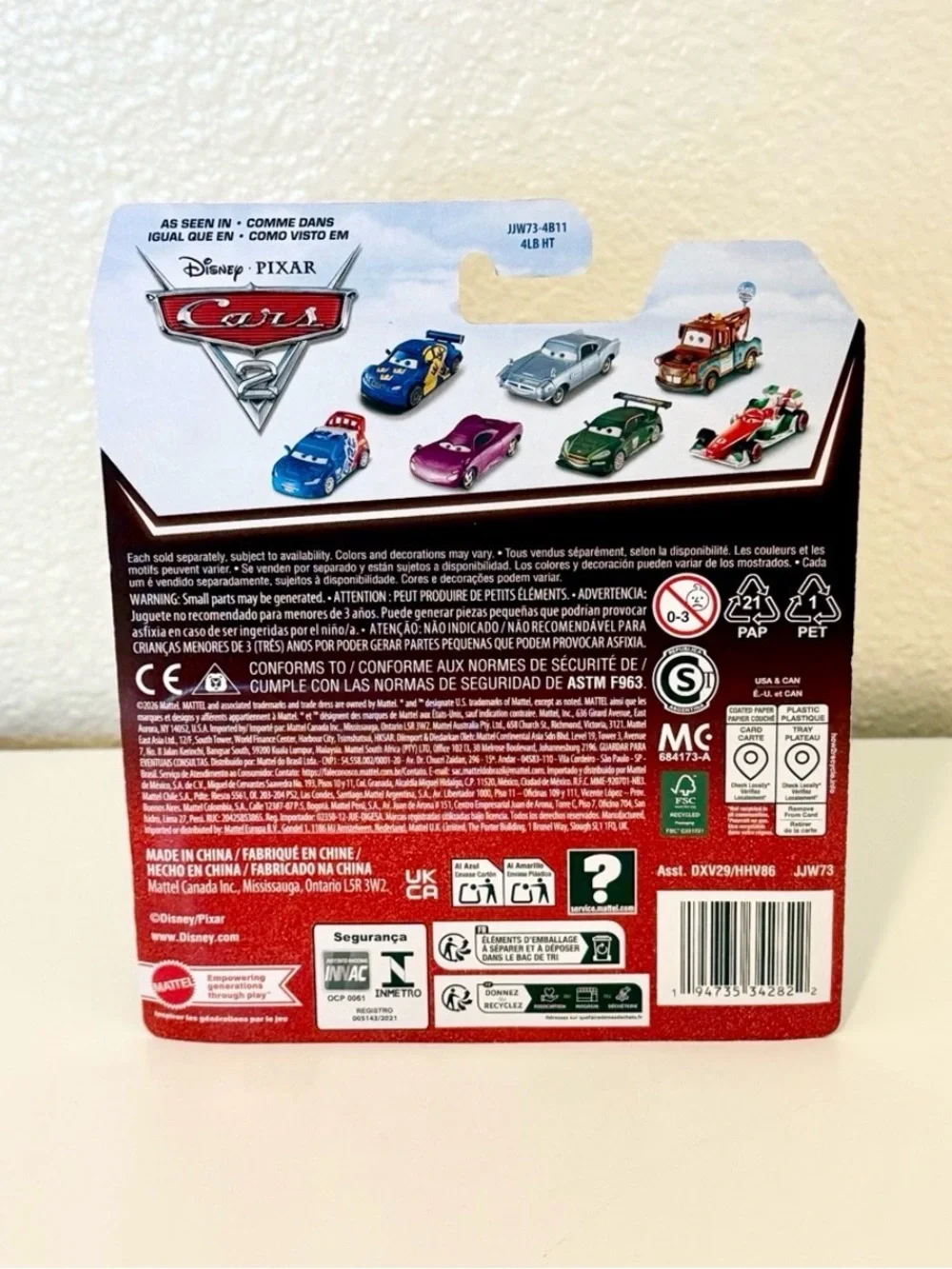Disney Pixar Cars Memo Rojas Jr.